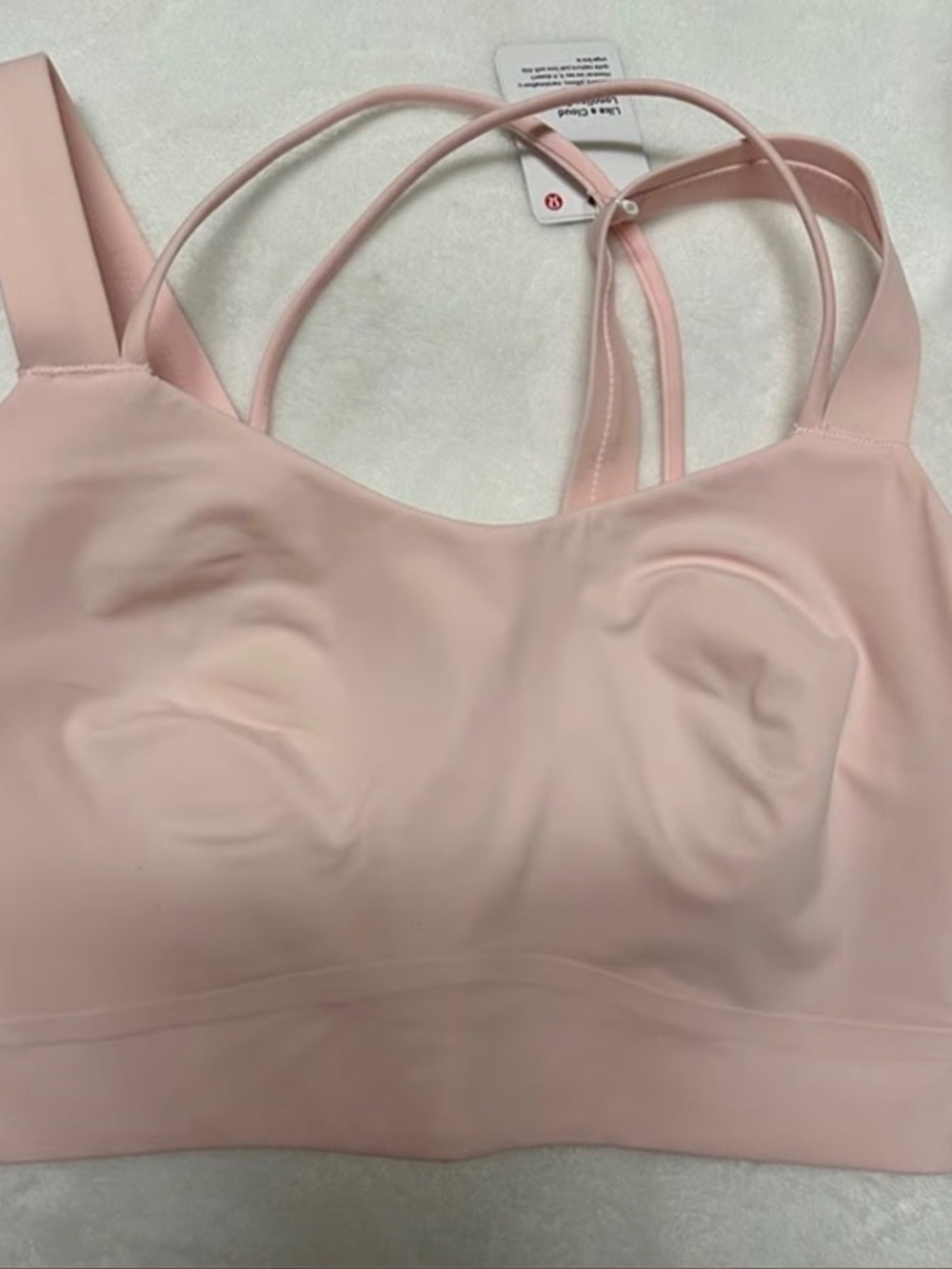 lululemon strawberry milkshake bra